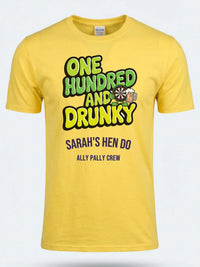 Personalised Darts Weekender Tee | One Hundred and Drunky | Shirt Dress Loud