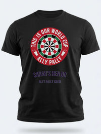 Personalised Darts Weekender Tee | This is our world cup Ally Pally | Shirt Dress Loud