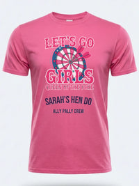 Personalised Darts Weekender Tee | Lets go girls | Shirt Dress Loud