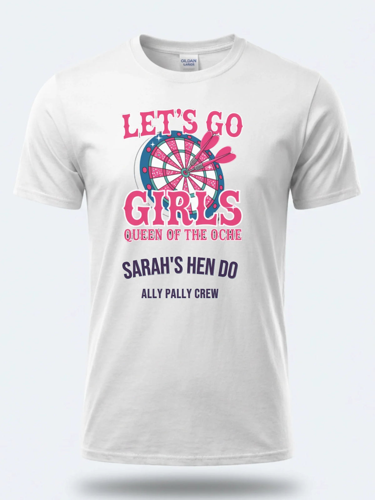 Personalised Darts Weekender Tee | Lets go girls | Shirt Dress Loud