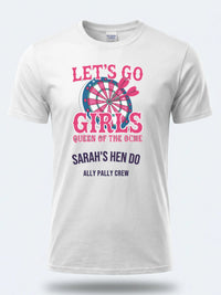 Personalised Darts Weekender Tee | Lets go girls | Shirt Dress Loud