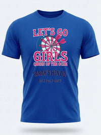 Personalised Darts Weekender Tee | Lets go girls | Shirt Dress Loud