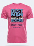 Personalised Darts Weekender Tee | Ally Pally Best Man Pint Supervisor | Shirt Dress Loud