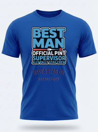 Personalised Darts Weekender Tee | Ally Pally Best Man Pint Supervisor | Shirt Dress Loud