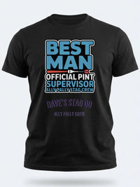 Personalised Darts Weekender Tee | Ally Pally Best Man Pint Supervisor | Shirt Dress Loud