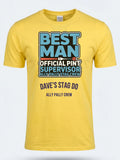Personalised Darts Weekender Tee | Ally Pally Best Man Pint Supervisor | Shirt Dress Loud
