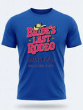 Personalised Country Weekender Tee — royal blue tee, front view
