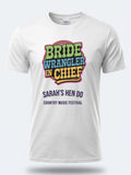 Personalised Country Weekender Tee — white tee, front view