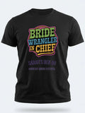 Personalised Country Weekender Tee — black tee, front view