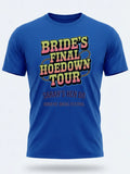 Personalised Country Weekender Tee — royal blue tee, front view