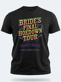 Personalised Country Weekender Tee — black tee, front view