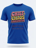 Personalised Country Weekender Tee — royal blue tee, front view