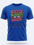 Personalised Country Weekender Tee — royal blue tee, front view