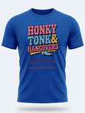 Personalised Country Weekender Unisex Tee — royal blue tee, front view