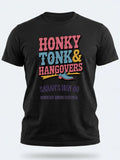 Personalised Country Weekender Unisex Tee — black tee, front view