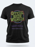 Personalised Country Weekender Tee — black tee, front view