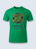 Personalised Country Weekender Tee — irish green tee, front view