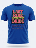 Personalised Country Weekender Unisex Tee — royal blue tee, front view