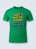 Personalised Country Weekender Unisex Tee | Save Water Drink Whiskey | Shirt Dress Loud