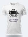 Personalised Back to 2000s Big Weekender Tee – Y2K getaway