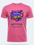 Personalised Ultimate '80s Big Weekender Tee | Custom Ultimate 80s mode on Event Shirt Dress Loud