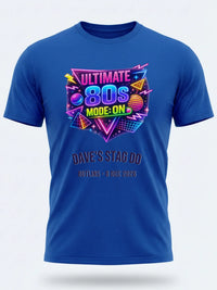 Personalised Ultimate '80s Big Weekender Tee | Custom Ultimate 80s mode on Event Shirt Dress Loud