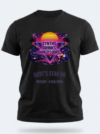 Personalised Ultimate '80s Big Weekender Tee | Custom Synths Drinks Dancefloors Event Shirt Dress Loud