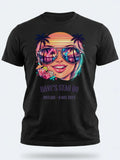 Personalised Ultimate '80s Big Weekender Tee | Custom Miami Vice Event Shirt Dress Loud