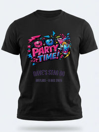 Personalised Ultimate '80s Big Weekender Tee | Custom Party Time Event Shirt Dress Loud