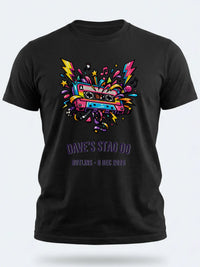 Personalised Ultimate '80s Big Weekender Tee | Custom Oversized Cassette Event Shirt Dress Loud