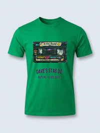 Personalised Ultimate '80s Big Weekender Tee | Custom Vintage VHS Event Shirt Dress Loud