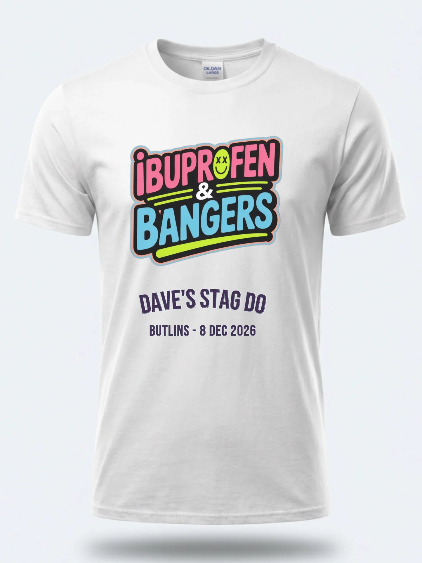 Gildan 64000 Mockup White front