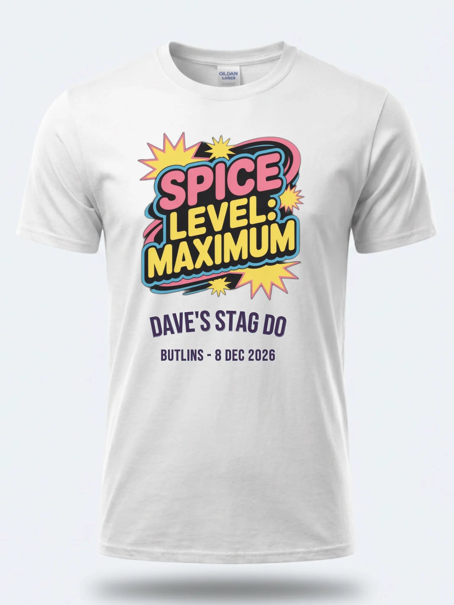 Gildan 64000 Mockup White front