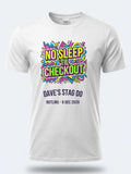 Personalised 90s Reloaded Big Weekender Tee | No Sleep Til Checkout Event Shirt Dress Loud