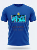 Personalised 90s Reloaded Big Weekender Tee — royal blue tee, front view