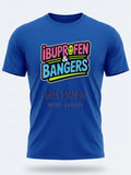 Personalised 90s Reloaded Big Weekender Tee — royal blue tee, front view