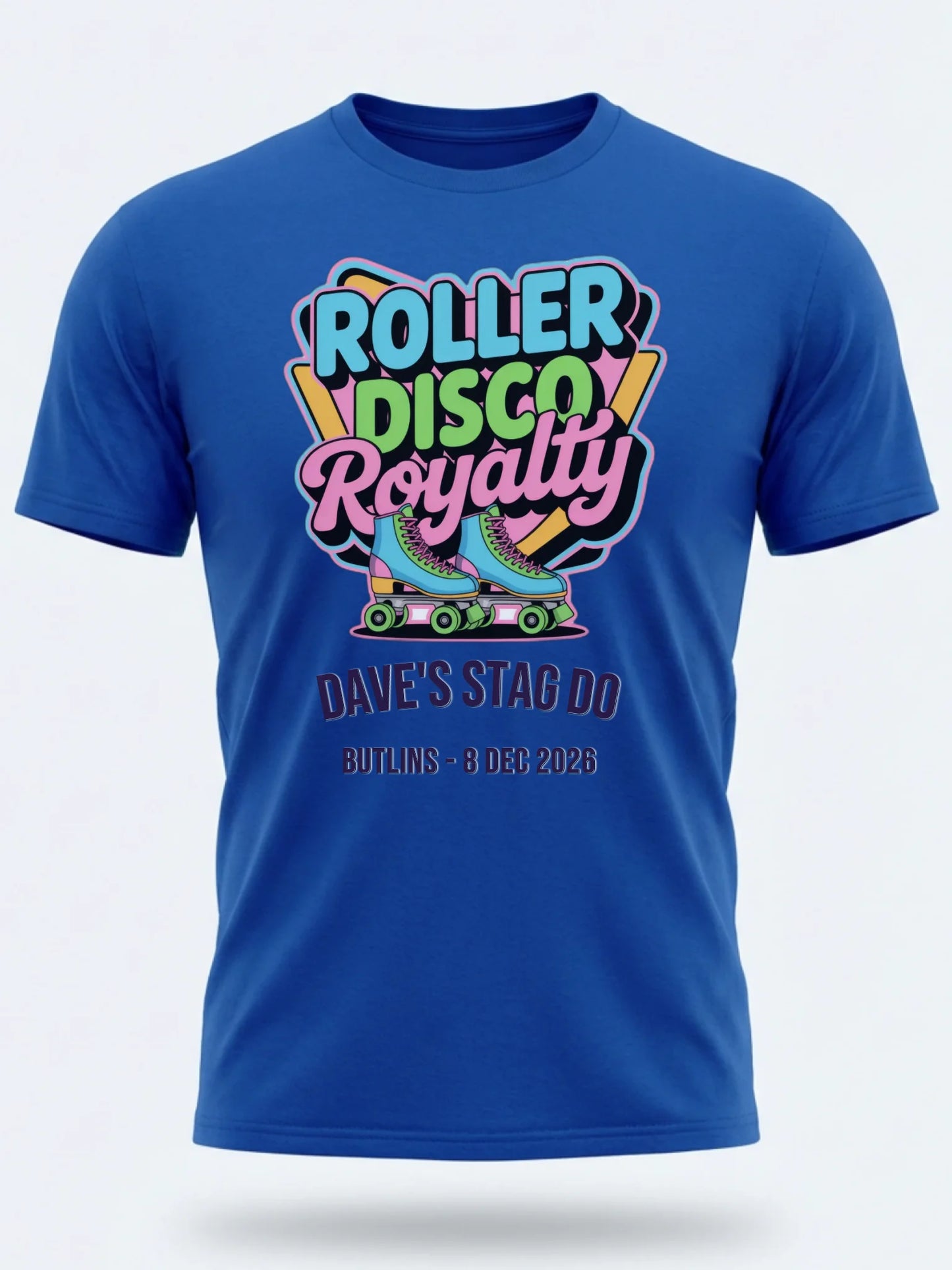 Gildan 64000 Mockup royal blue front