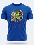 Personalised 90s Reloaded Big Weekender Tee | No Sleep Til Checkout Event Shirt Dress Loud