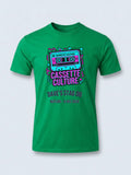 Personalised 90s Reloaded Big Weekender Tee — irish green tee, front view