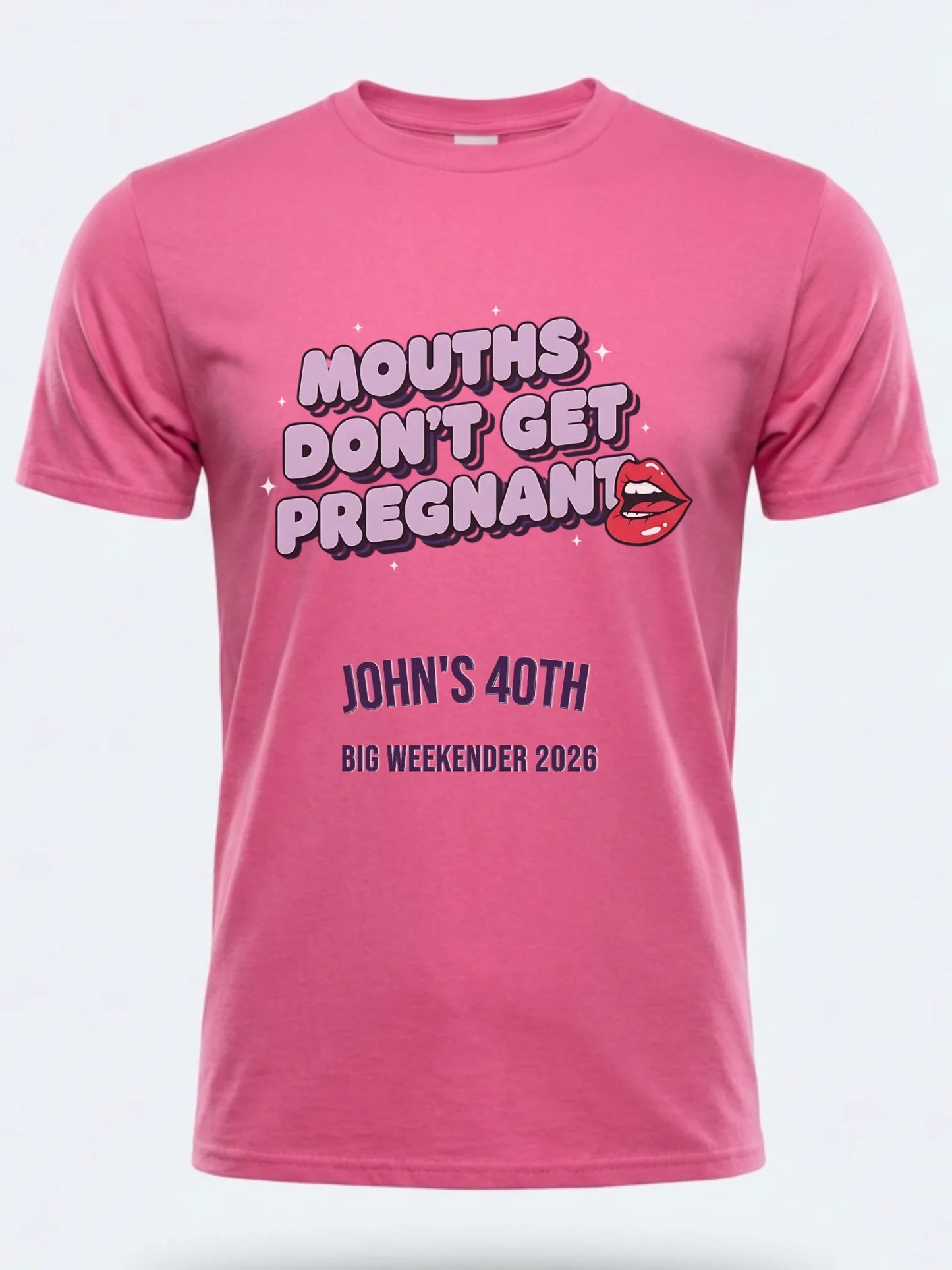 Gildan 64000 Mockup pink front