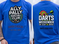 Personalised Darts Weekender Tee | Ally Pally Social Club | Shirt Dress Loud
