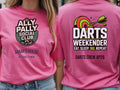 Personalised Darts Weekender Tee | Ally Pally Social Club | Shirt Dress Loud