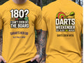 Personalised Darts Weekender Tee | 180 I can't even hit the board | Shirt Dress Loud