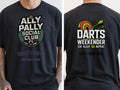 Personalised Darts Weekender Tee | Ally Pally Social Club | Shirt Dress Loud