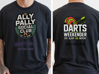 Personalised Darts Weekender Tee | Ally Pally Social Club | Shirt Dress Loud