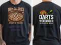 Personalised Darts Weekender Tee | 180 Calories Athlete in Training | Shirt Dress Loud