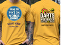 Personalised Darts Weekender Tee | Game on Pint On | Shirt Dress Loud