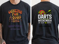 Personalised Darts Weekender Tee | Ocheing for a good time | Shirt Dress Loud