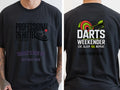 Personalised Darts Weekender Tee | Professional 26 Hitter | Shirt Dress Loud