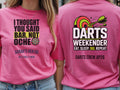 Personalised Darts Weekender Tee | I thought you said bar | Shirt Dress Loud